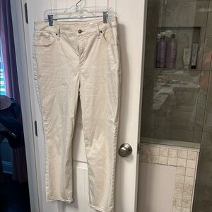 Chico’s Women's Cream Jeans